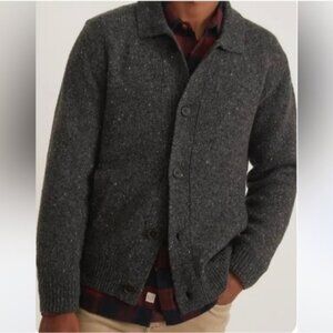 Marine Layer Wool and Alpaca Blend Parker Cardigan